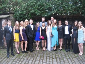 The Swimming Club all dressed up for the AU Ball!